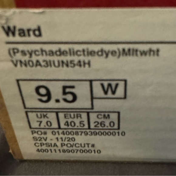 Vans “Ward” - multi color with white - Review pics - Picture 4 of 4